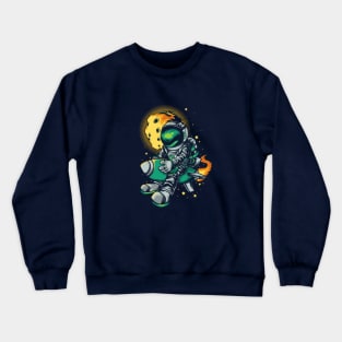 Astronot design Crewneck Sweatshirt